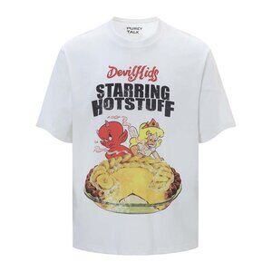Purey Little Devil Cartoon Casual Short Sleeves
